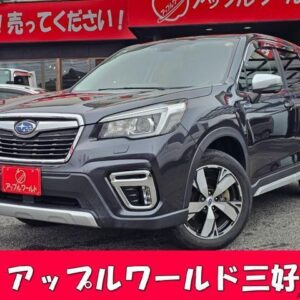 2019 Subaru Forester gray hybrid used car Japan export