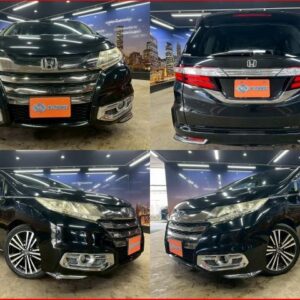 2013 Honda Odyssey black gasoline used car Japan export