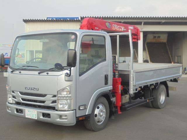 Ref:AUX-22938032 ISUZU ELF TRUCK 2016 1 2016 Isuzu Elf Truck silver diesel used car Japan export