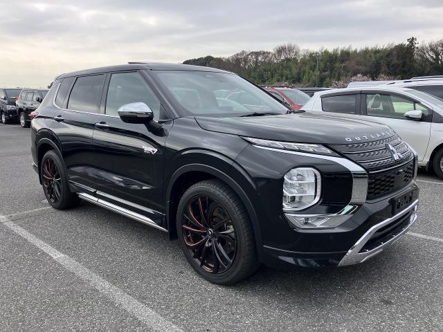 Ref:AUX-22938087 MITSUBISHI OUTLANDER PHEV 2022 1 2022 Mitsubishi Outlander Phev black gasoline used car Japan export