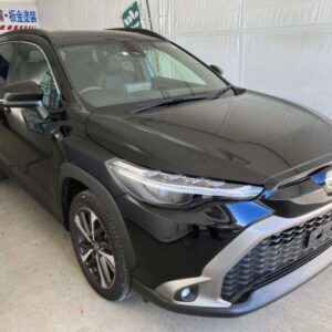 2023 Toyota Corolla Cross black gasoline used car Japan export