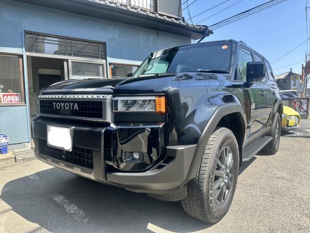 Ref:AUX-22942321 TOYOTA LAND CRUISER 250 2024 1 2024 Toyota Land Cruiser 250 black diesel used car Japan export