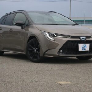 2022 Toyota Corolla Touring tea hybrid used car Japan export