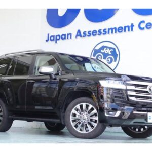 2023 Toyota Land Cruiser black gasoline used car Japan export