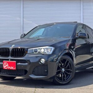2014 Bmw X4 black gasoline used car Japan export