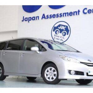 2012 Toyota Wish silver gasoline used car Japan export