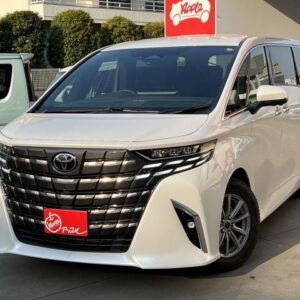 2025 Toyota Alphard Hybrid pearl hybrid used car Japan export