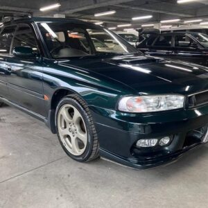 1997 Subaru Legacy Touring Wagon green gasoline used car Japan export