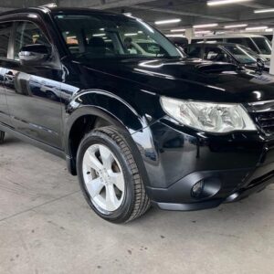 2010 Subaru Forester black gasoline used car Japan export