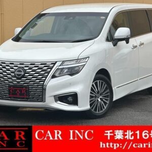 2024 Nissan Elgrand pearl gasoline used car Japan export