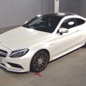 2017 Mercedes Amg C-Class white gasoline used car Japan export