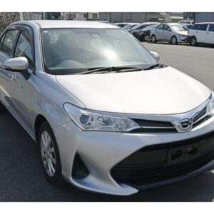 2018 Toyota Corolla Axio silver gasoline used car Japan export