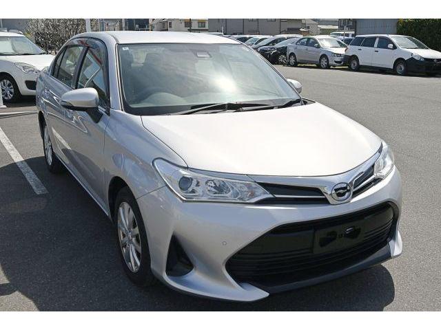 Ref:AUX-22957404 TOYOTA COROLLA AXIO 2018 1 2018 Toyota Corolla Axio silver gasoline used car Japan export