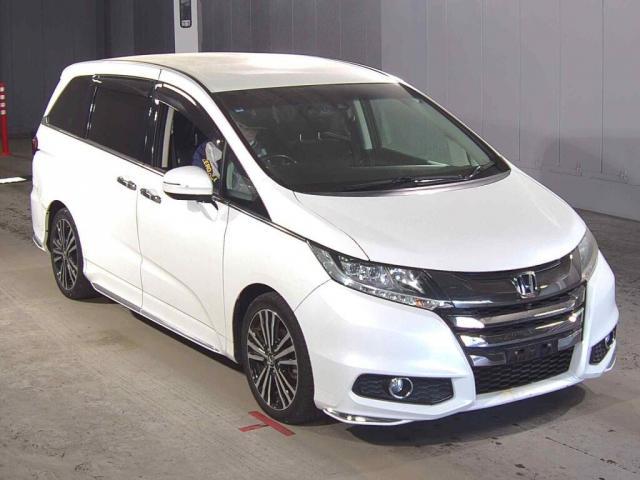 Ref:AUX-22957415 HONDA ODYSSEY 2016 1 2016 Honda Odyssey pearl gasoline used car Japan export