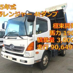 2013 Hino Hino Ranger white diesel used car Japan export