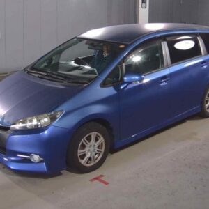 2013 Toyota Wish blue gasoline used car Japan export