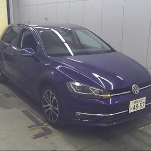 2019 Volkswagen Golf blue gasoline used car Japan export
