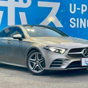 2019 Mercedes Benz A-Class Sedan gold gasoline used car Japan export