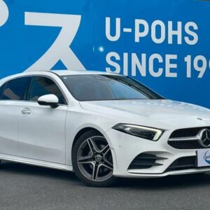 2019 Mercedes Benz A-Class pearl gasoline used car Japan export