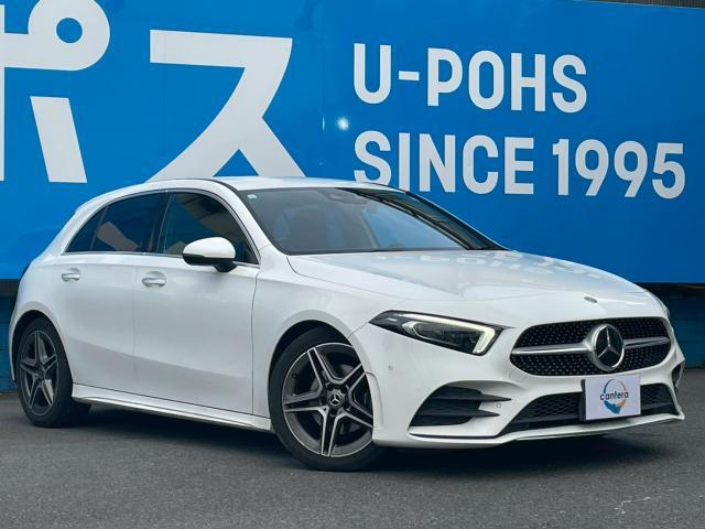 Ref:AUX-22961415 MERCEDES BENZ A-CLASS 2019 1 2019 Mercedes Benz A-Class pearl gasoline used car Japan export