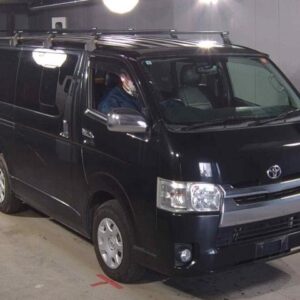 2014 Toyota Hiace Van black gasoline used car Japan export