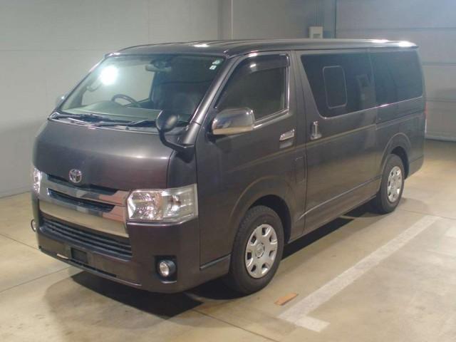 Ref:AUX-22961620 TOYOTA HIACE VAN 2016 1 2016 Toyota Hiace Van gray diesel used car Japan export