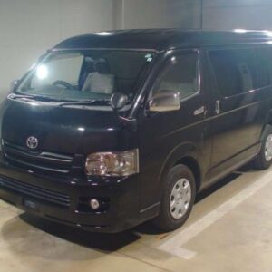 2010 Toyota Regius Ace Van black diesel used car Japan export