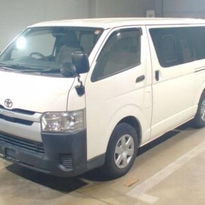2018 Toyota Hiace Van white gasoline used car Japan export