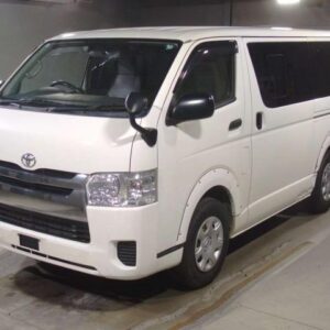 2020 Toyota Hiace Van white gasoline used car Japan export