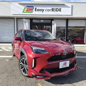 2021 Toyota Yaris Cross red gasoline used car Japan export