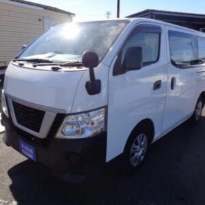 2021 Nissan Nv350Caravan Van white gasoline used car Japan export