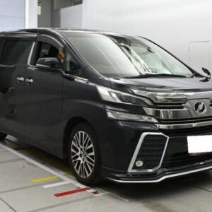 2015 Toyota Vellfire black gasoline used car Japan export