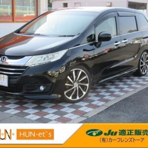 2014 Honda Odyssey black gasoline used car Japan export