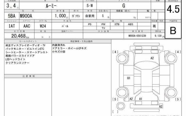 Ref:AUX-22976090 TOYOTA ROOMY 2021 14 Ref:AUX-22976090 TOYOTA ROOMY 2021 - Image 14