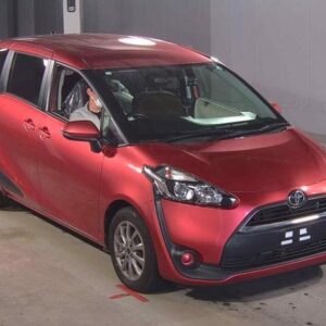 2016 Toyota Sienta red gasoline used car Japan export