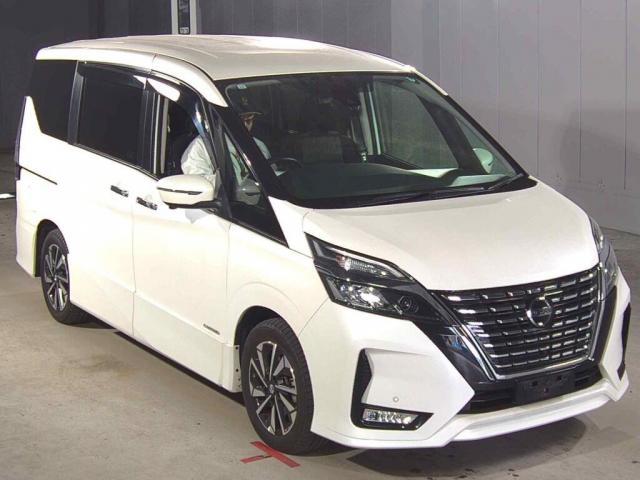Ref:AUX-22976110 NISSAN SERENA 2019 1 2019 Nissan Serena pearl gasoline used car Japan export