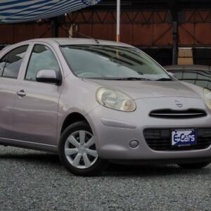 2012 Nissan March purple gasoline used car Japan export
