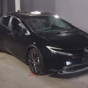 2023 Toyota Prius black gasoline used car Japan export