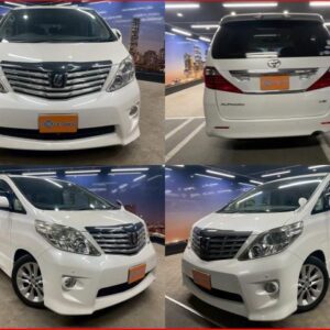 2010 Toyota Alphard pearl gasoline used car Japan export