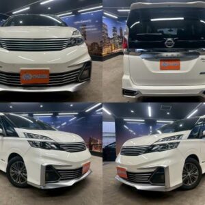 2016 Nissan Serena pearl gasoline used car Japan export