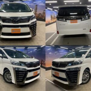 2019 Toyota Vellfire pearl gasoline used car Japan export