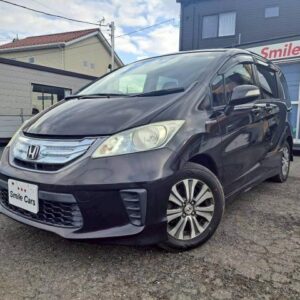 2012 Honda Freed Hybrid black gasoline used car Japan export