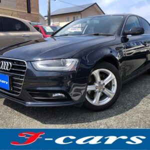 2015 Audi A4 black gasoline used car Japan export