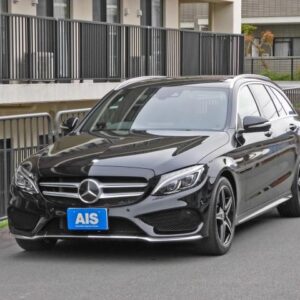 2015 Mercedes Benz C-Class Stationwagon black gasoline used car Japan export
