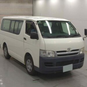 2006 Toyota Hiace Van white diesel used car Japan export