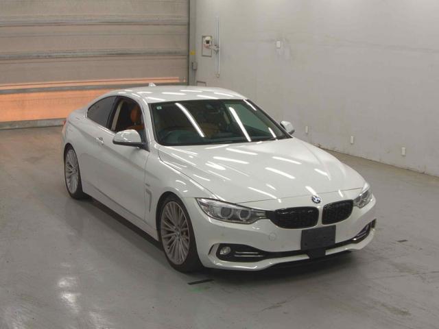 Ref:AUX-22980129 BMW 4 SERIES 2015 1 2015 Bmw 4 Series white gasoline used car Japan export