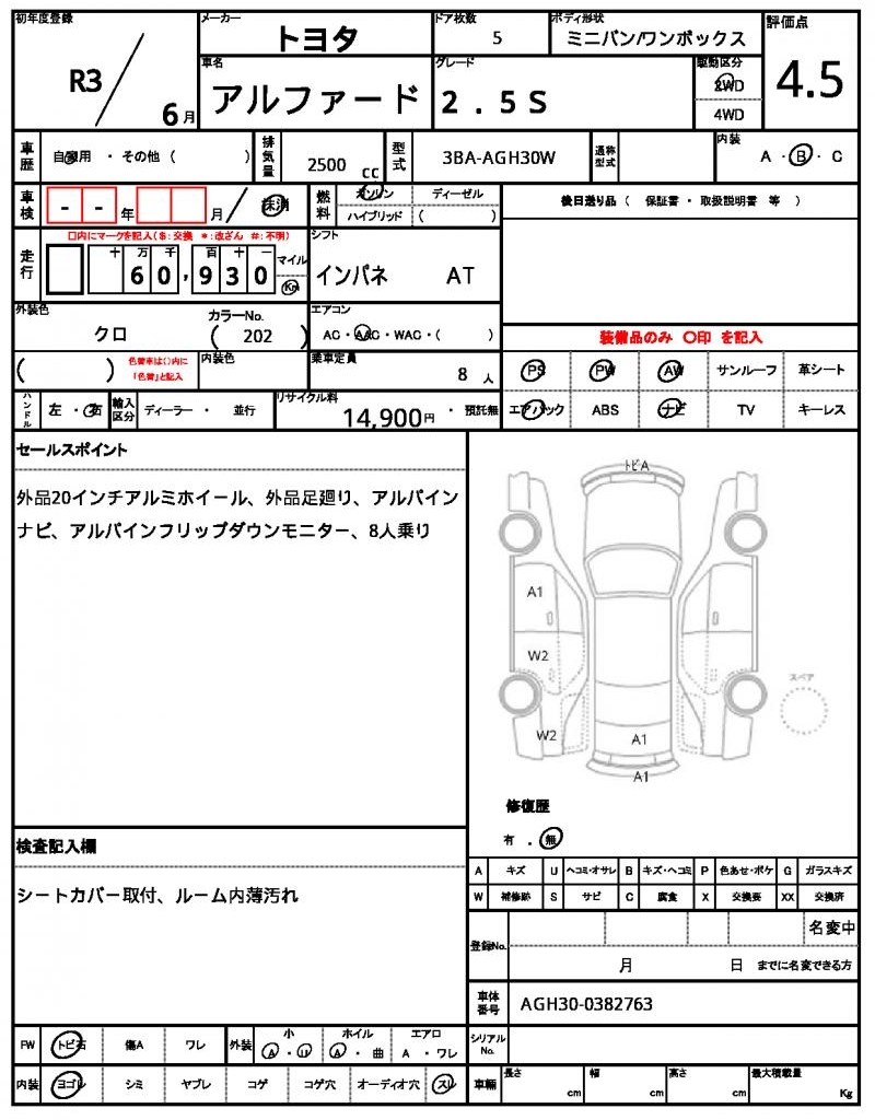 Ref:AUX-22980418 TOYOTA ALPHARD 2021 6 Ref:AUX-22980418 TOYOTA ALPHARD 2021 - Image 6