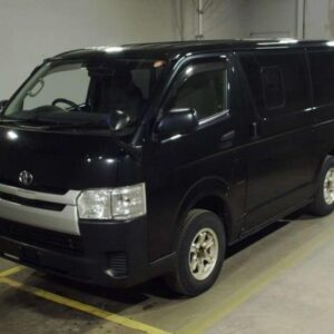 2020 Toyota Hiace Van black diesel used car Japan export