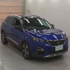 2021 Peugeot 3008 blue gasoline used car Japan export