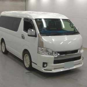 2022 Toyota Hiace Wagon pearl gasoline used car Japan export